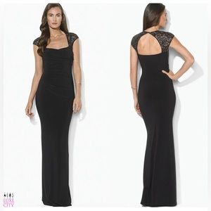 Lauren Ralph Lauren Black Evening Gown